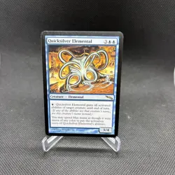 MTG Quicksilver Elemental x1- -Mirrodin-Lightly Played - Image 1