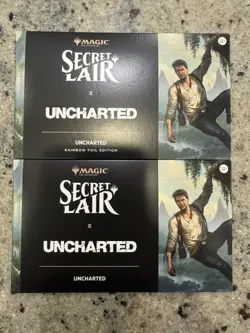 MTG Secret Lair x Uncharted Rainbow Foil and Non-Foil Edition Brand New - Image 1