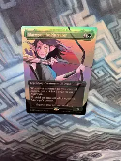 MTG Rainbow Foil Marwyn, the Nurturer NM Unplayed Secret Lair Drop - Image 3