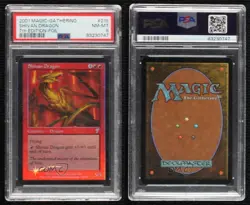 Shivan Dragon Foil Magic: 7th Edition PSA 8 2001 - Image 3