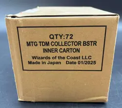 Magic The Gathering MTG TDM Collector Booster Inner Carton Box Case Sealed - Image 1