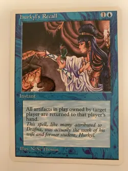 MTG LP Hurkyl's Recall 4th Edition Regular - Image 1