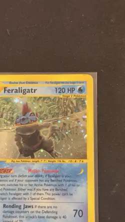 Feraligatr Holo Rare 12/165 Expedition Base Set (2002) Pokemon Card - Image 3