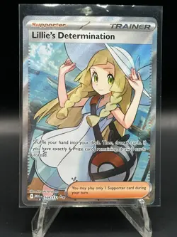 Lillie's Determination 169/132 Me01: Mega Evolution Holo Pokemon Tcg SIR English - Image 1