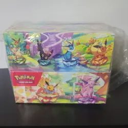 Pokemon TCG Prismatic Evolutions MINI TIN DISPLAY 8x MINI TINS Sealed Tins - Image 1