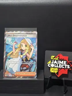 Pokemon Lillie's Determination 169/132 Mega Evolution Full Art Ultra Rare NM - Image 1