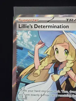 Pokemon Lillie's Determination 169/132 Mega Evolution Full Art Ultra Rare NM - Image 5