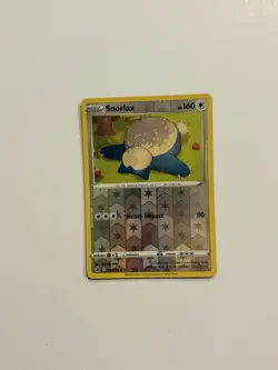 Snorlax 206/264 Fusion Strike Pokemon Rev Reverse Holo NM FAST SHIPPING - Image 1