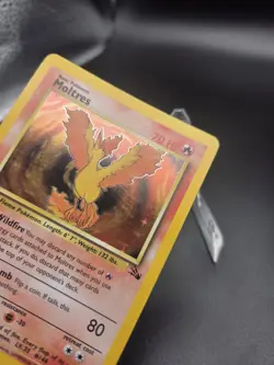 Moltres 12/62 1st Edition Holo Rare Fossil Vintage WOTC - Pokemon TCG (P11) - Image 4