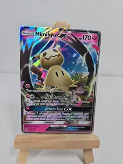 2018 Pokemon Lost Thunder - Mimikyu GX 149/214 Ultra Rare Holo Foil - NM - Image 1