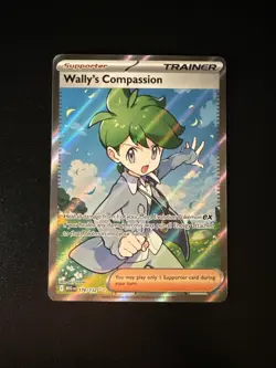 FREE SHIPPING Pokemon TCG Wally's Compassion Mega Evolution: Base 176/132 NM - Image 1
