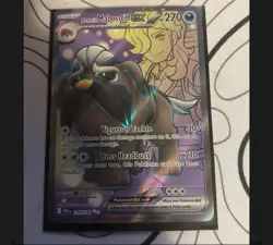 Pokemon TCG Arven's Mabosstiff EX 218/182 Sv10 Destined Rivals Holo Ultra Rare - Image 1