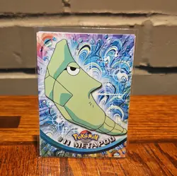 1999 Topps Pokemon Metapod Holo and Base copy - Image 2
