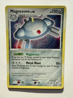 Pokemon TCG Magnezone 8/130 Diamond & Pearl Rare Holo NM/LP Vintage - Image 1