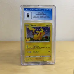 Pikachu Black Star Promo SWSH039 General Mills 2021 Pokemon CGC 9 Mint 25th - Image 2