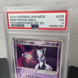 Mewtwo ex Japanese 1st Ed. Pokemon ADV 2003 Ruby & Sapphire PSA 3 LOW POP /4 - Image 2
