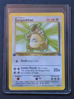 Kangaskhan #21 / 64 1st Edition Jungle - NM - Pokemon 1999 TCG WOTC Vintage - Image 5