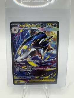 Pokemon Mega Sharpedo ex 127/094 Phantasmal Flames Holo Illustration Rare EX - Image 1