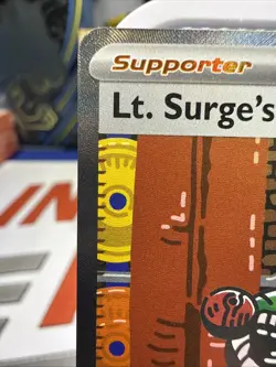 2025 Pokemon Mega Evolution Lt. Surge's Bargain 185/132 SIR - Image 2
