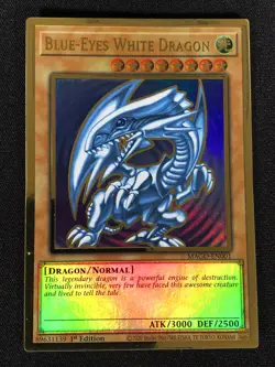 Yugioh Blue-Eyes White Dragon MAGO-EN001 1st Gold (NM) - Image 1