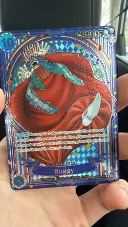 Buggy SILVER OP09-051 SP OP14-EB04 The Azure Sea's Seven Alt Foil ONE PIECE HIT - Image 1