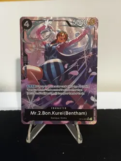One Piece The Azure Sea's Seven - OP14 - OP14-091 - Mr.2.Bon.Kurei Bentham - Image 1