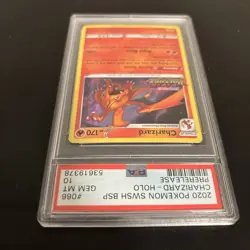 2020 Pokemon Vivid Voltage Charizard PreRelease Promo SWSH066 PSA 10 GEM MINT - Image 3