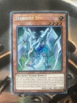 DAMA-EN002 Stardust Synchron | 1st Edition Secret Rare | YuGiOh Trading Card TCG - Image 2