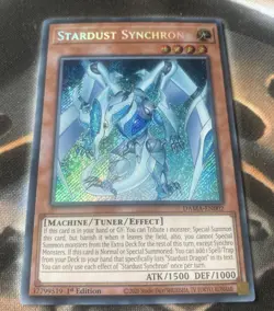 DAMA-EN002 Stardust Synchron | 1st Edition Secret Rare | YuGiOh Trading Card TCG - Image 3