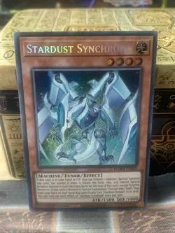 DAMA-EN002 Stardust Synchron | 1st Edition Secret Rare | YuGiOh Trading Card TCG - Image 4