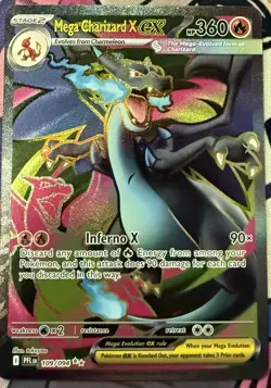 Phantasmal Flames Mega Charizard X Ex 109/094 Ultra Rare Pokemon TCG (ENGLISH) - Image 3
