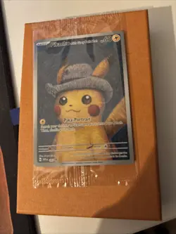 Pokemon x Van Gogh: Pikachu with Grey Felt Hat SVP 085 Promo Card Sealed 820650856891 - Image 1