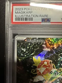 Pokemon TCG Magikarp Holo Card Paldea Evolved Illustration, Rare, PSA 10 203/193 - Image 2