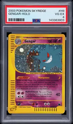 2003 POKEMON SKYRIDGE #H9 GENGAR-HOLO PSA 4 - Image 1