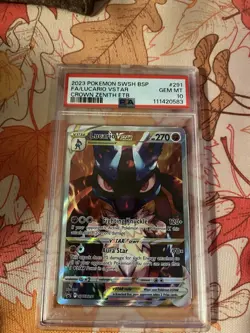 Lucario VSTAR SWSH291 SWSH: Sword & Shield Promo Cards Holo PSA 10 - Image 1