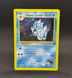 Giovanni's Gyarados 5/132 Gym Challenge 2000 Holo Rare WOTC Pokemon Card TCG - Image 1