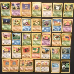 Vtg Pokemon TCG 36 Card Lot FRENCH FRANCAIS- Fossil Jungle Neo Genesis WOTC - Image 1
