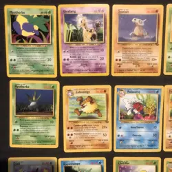 Vtg Pokemon TCG 36 Card Lot FRENCH FRANCAIS- Fossil Jungle Neo Genesis WOTC - Image 3