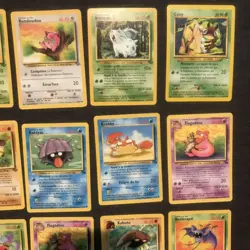 Vtg Pokemon TCG 36 Card Lot FRENCH FRANCAIS- Fossil Jungle Neo Genesis WOTC - Image 5