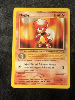 Magby - 23/111 - Pokemon Neo Genesis Unlimited Rare Card WOTC LP - Image 1