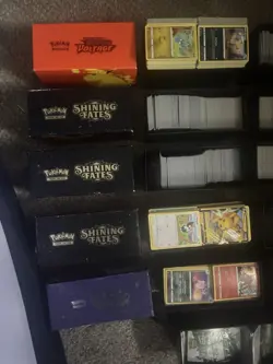 Pokemon TCG Mixed Lot Pikachu Cards Shining Fates Chilling Reign Vivid Voltage - Image 2