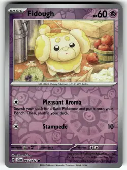 Fidough 066/142 SV07: Stellar Crown NM Pokemon Card TCG - Image 1