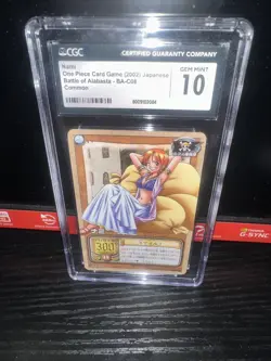 One Piece 2002 Nami C08 the Battle of Alabasta Japanese Card CGC 10 - Image 1