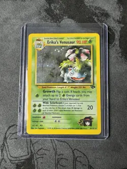 Custom Pokemon Card Bundle: Erika's Venusaur, Dark Machamp, Cool Porygon - MP/HP - Image 1