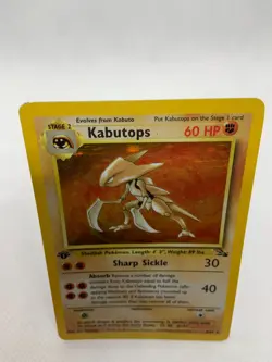Kabutops 9/62 1st Edition Holo Rare Fossil Pokemon TCG Card - Image 3