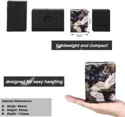 100+ Trading Card Deck Box Holder Commander Card Carrying Organiser Case MTG TCG - Image 2
