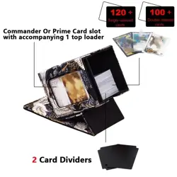 100+ Trading Card Deck Box Holder Commander Card Carrying Organiser Case MTG TCG - Image 3