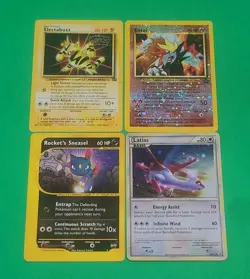 Vintage Pokemon WOTC Promos Electabuzz, Latias,Entei, Rockets Sneasel 4 NM Cards - Image 2