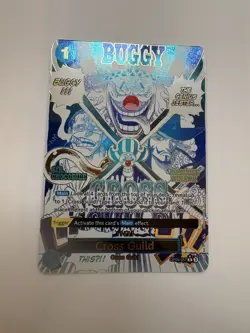 Manga Cross Guild OP09-057 Buggy ONE PIECE Card The Best vol.2 English PRB-02 - Image 1