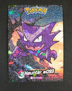 Pokemon #093 Haunter Stained Glass Crystal Card Collection Holo (2024) - Image 1
